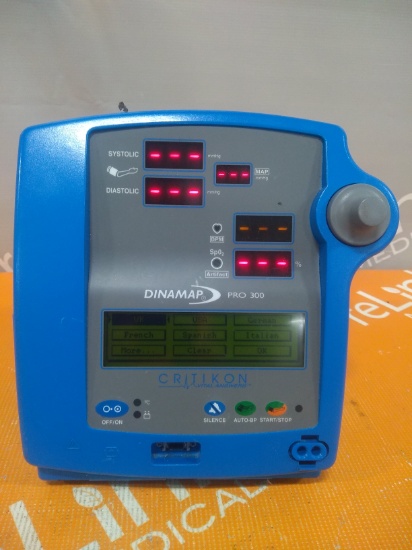 GE Healthcare Dinamap Pro 300 Vital Signs Monitor - 112228