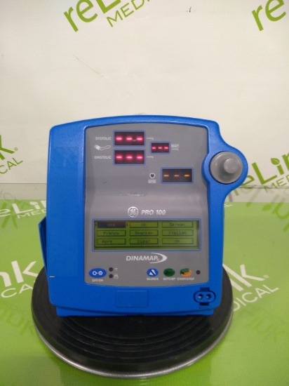 GE Healthcare Dinamap Pro 100 Vital Signs Monitor - 103494
