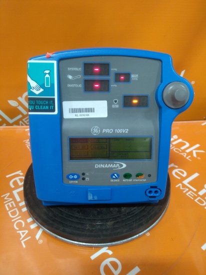 GE Healthcare Dinamap PRO 100V2 Patient Monitor - 122216