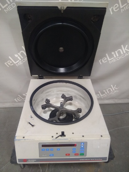Beckman Coulter Spinchron DLX Bench Top Centrifuge - 103136
