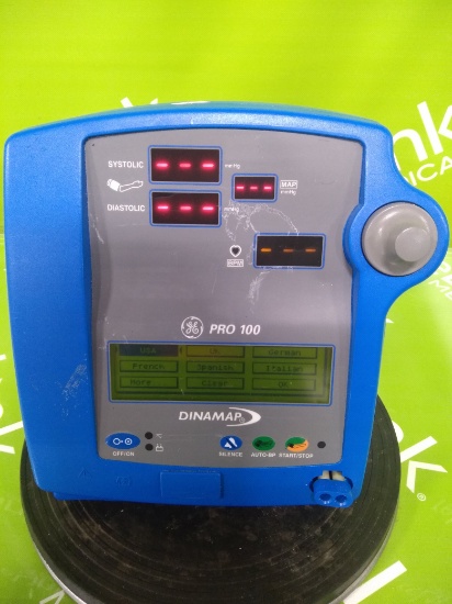 GE Healthcare Dinamap Pro 100 Vital Signs Monitor - 116485