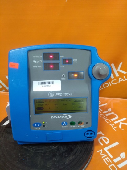 GE Healthcare Dinamap PRO 100V2 Patient Monitor - 122211