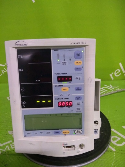 Datascope Medical Accutorr Plus Vital Signs Monitor - 105300