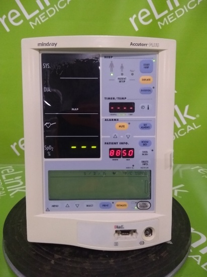 Datascope Medical Accutorr Plus Vital Signs Monitor - 118574