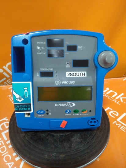 Critikon DP200 DINAMAP PRO SERIES 200 - 122218