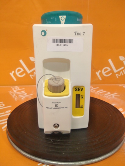 Datex-Ohmeda Tec 7 Sevoflurane Vaporizer - 161723