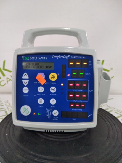 Criticare Comfort Cuff 506NT3 Vital Signs Monitor - 148324