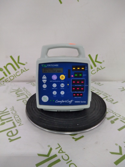 Criticare Comfort Cuff 506NT3 Vital Signs Monitor - 148325