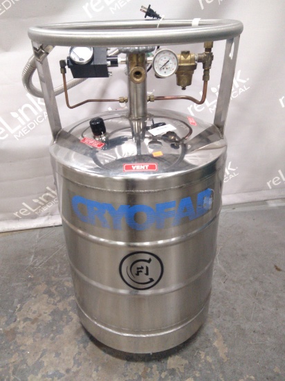 Cryofab Inc Nitrogen UN 1977 Stainless Steel Liquid Tank - 173215