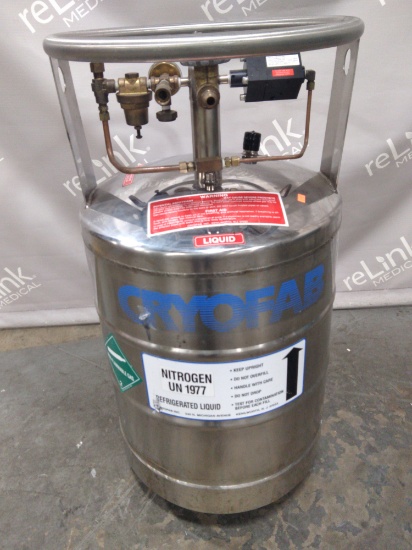 Cryofab Inc Nitrogen UN 1977 Stainless Steel Liquid Tank - 173213