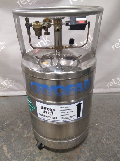 Cryofab Inc Nitrogen UN 1977 Stainless Steel Liquid Tank - 173220