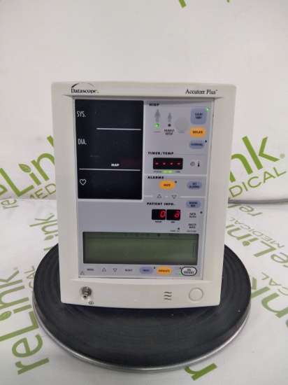 Datascope Medical Accutorr Plus Monitor - 161624