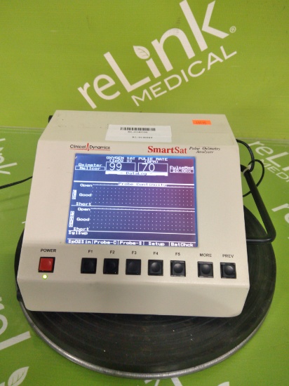 Clinical Dynamics Corp SmartSat SS-100A Pulse Oximetry Analyzer - 168275