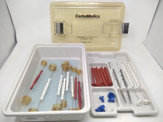 CarboMedics TR-101 Heart Valve Instrument Tray - 166800