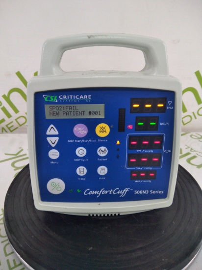 Criticare Comfort Cuff 506N3 Vital Signs Monitor - 162606
