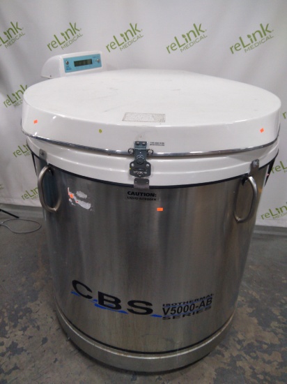 Custom BioGenic Systems V-5000 AB Isothermal Series Liquid Nitrogen Tank - 172193