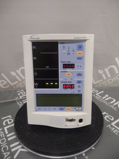 Datascope Medical Accutorr Plus Monitor - 172341