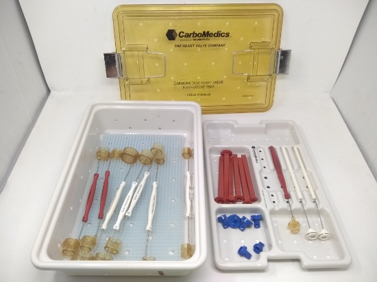 CarboMedics TR-101 Heart Valve Instrument Tray - 166419