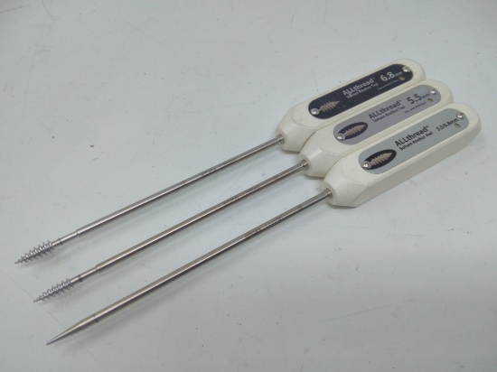 Biomet, Inc. 5.5 & 6.8MM Allthread Suture Anchor Tap and Awl Set - 211824