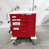 Waterloo Healthcare Anesthesia Cart - Red Cart - 228627