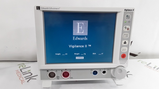 Edwards Lifesciences Vigilance II Patient Monitor - 280301