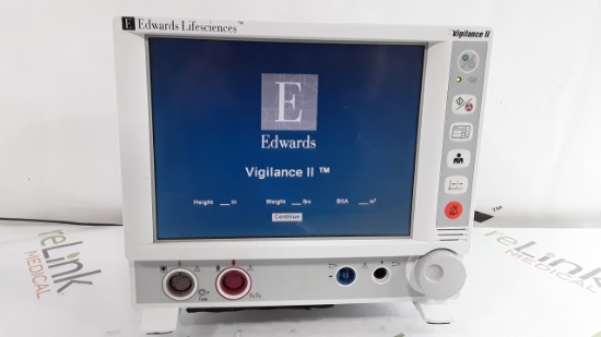 Edwards Lifesciences Vigilance II Patient Monitor - 280307