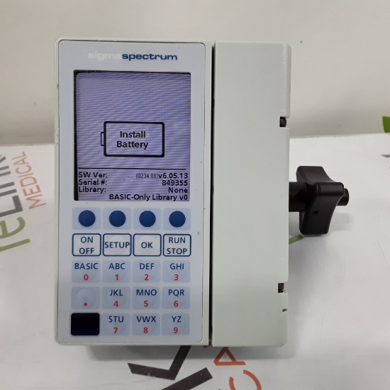 Baxter Healthcare Sigma Spectrum 6.05.13 w/o Battery Infusion Pump - 285094