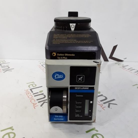 Datex-Ohmeda Tec 6 Plus Desflurane Vaporizer - 003250