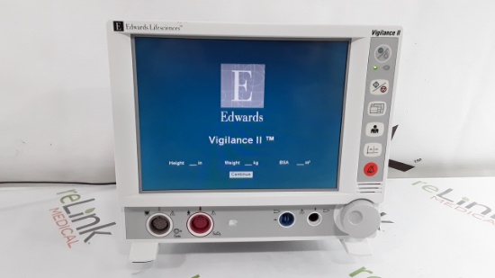 Edwards Lifesciences Vigilance II Patient Monitor - 280286