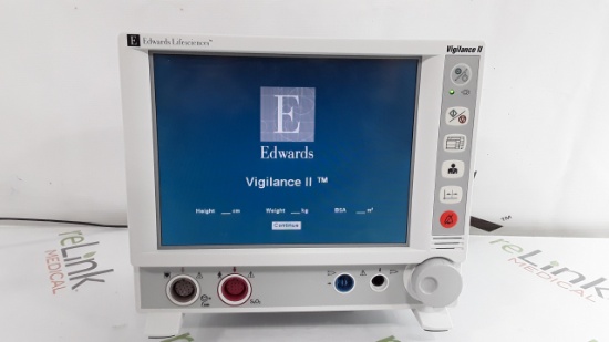 Edwards Lifesciences Vigilance II Patient Monitor - 280276