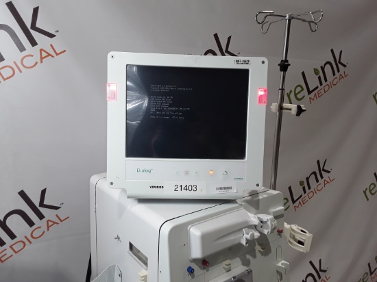 B. Braun Medical Inc. Dialog Plus Hemodialysis Machine - 007071