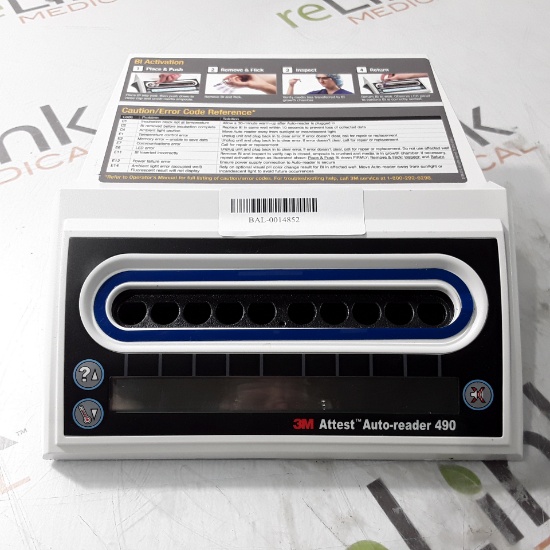 3M Attest Auto-Reader 490 VH202 Sterilization - 291405