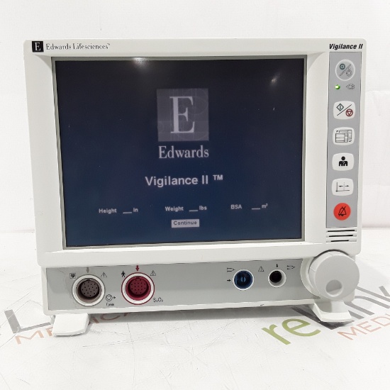 Edwards Lifesciences Vigilance II Patient Monitor - 010432