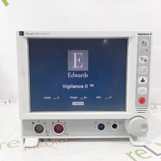 Edwards Lifesciences Vigilance II Patient Monitor - 010431