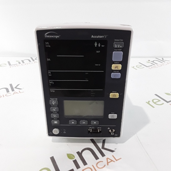 Mindray Datascope Accutorr V Vital Signs Monitor - 005895