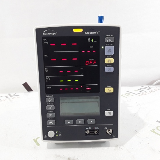 Mindray Datascope Accutorr V Vital Signs Monitor - 280087