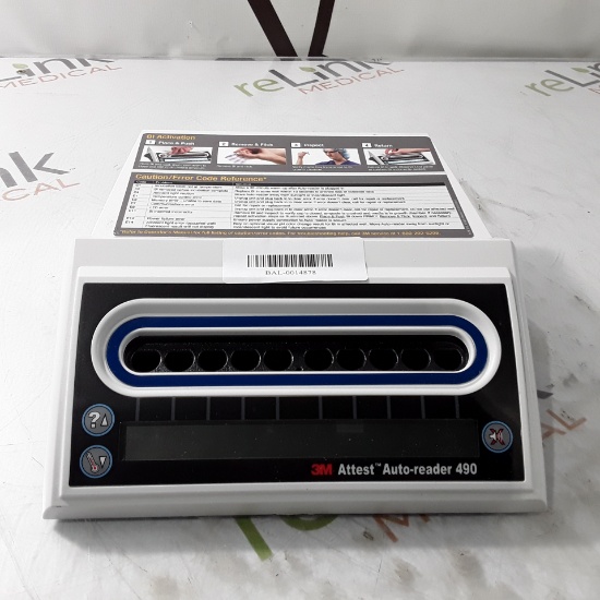 3M Attest Auto-Reader 490 VH202 Sterilization - 291401