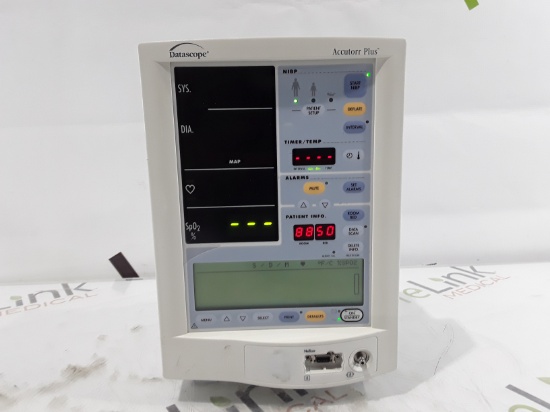 Datascope Accutorr Plus Vital Signs Monitor - 286456