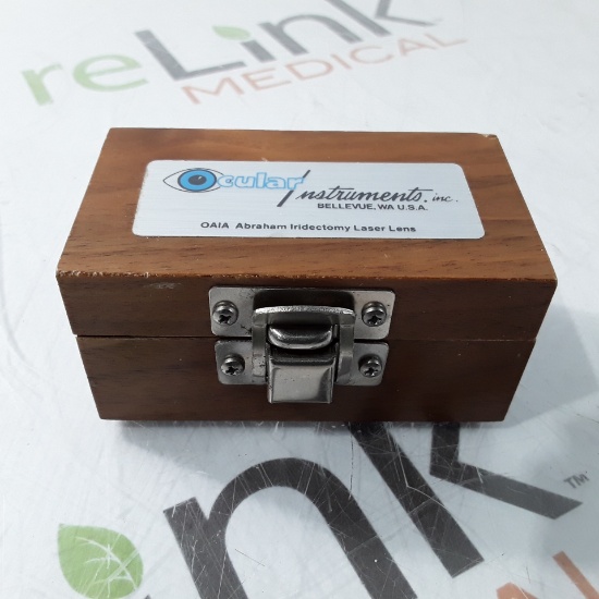 Ocular Instruments Inc OAIA Abraham Iridectomy Argon/Diode Laser Lens - 280407