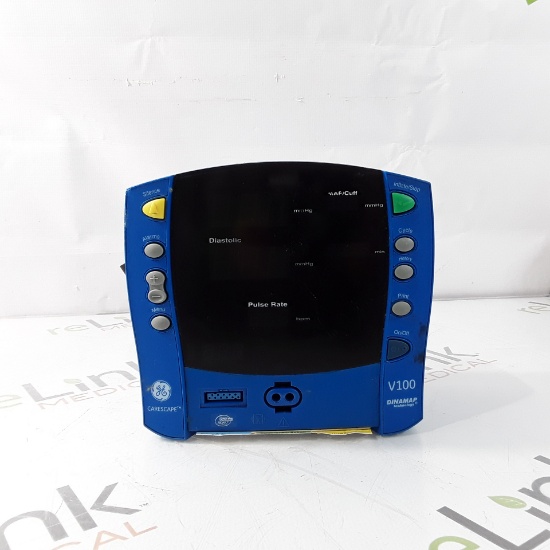 GE Healthcare Dinamap V100 - NIBP, SpO2 Vital Signs Monitor - 266368