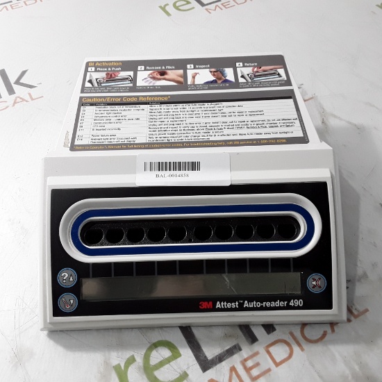 3M Attest Auto-Reader 490 VH202 Sterilization - 291409