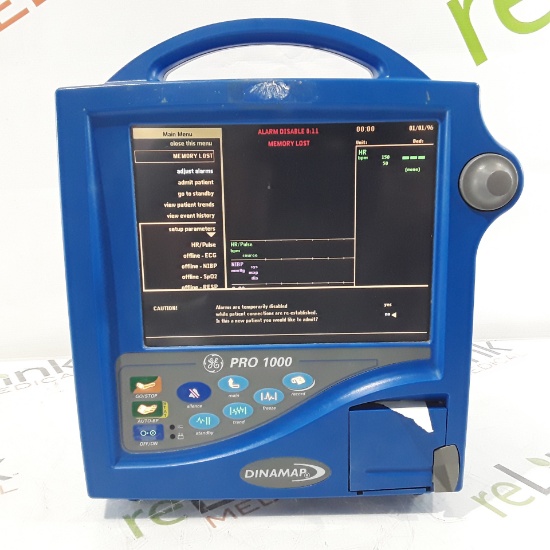 GE Healthcare Pro 1000 Vital Signs Monitor - 280517