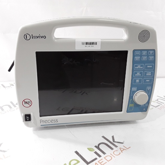 Invivo MDE Precess MRI 3160 DCU Patient Monitoring System w/ Charging Cart - 280589