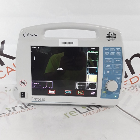 Invivo MDE Precess MRI 3160 DCU Patient Monitoring System w/ Charging Cart - 004644