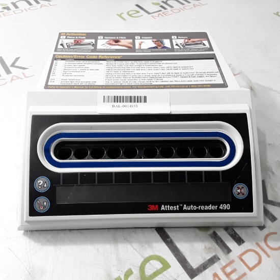 3M Attest Auto-Reader 490 VH202 Sterilization - 291406