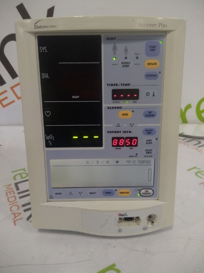 Datascope Accutorr Plus Vital Signs Monitor - 004331