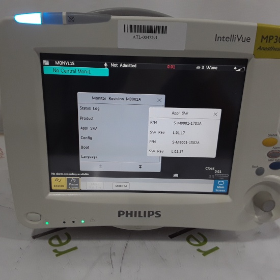 Philips IntelliVue MP30 - Anesthesia Patient Monitor - 300582