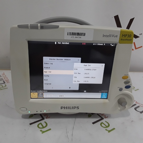 Philips IntelliVue MP30 - Anesthesia Patient Monitor - 300649