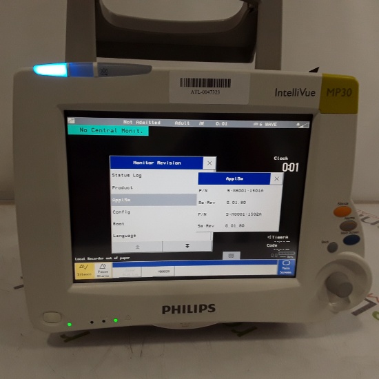 Philips IntelliVue MP30 Patient Monitor - 302219