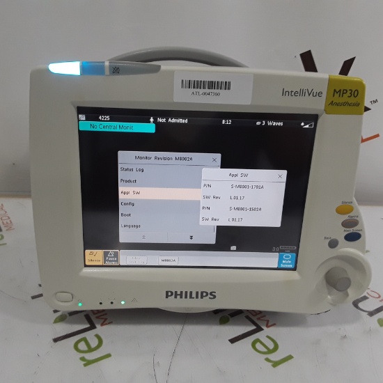Philips IntelliVue MP30 - Anesthesia Patient Monitor - 300623